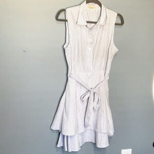 Pinstripe dress size Large Love notes